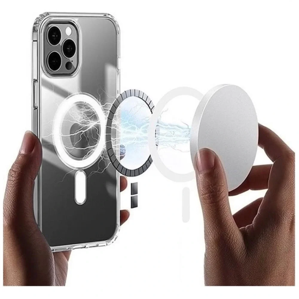 NIB Magnetic Clear Case For‎ iPhone 14 Pro Max Wireless Charging Compatible